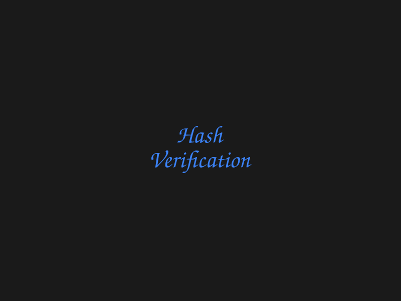 Hash calculation modal showing multiple checksum algorithms